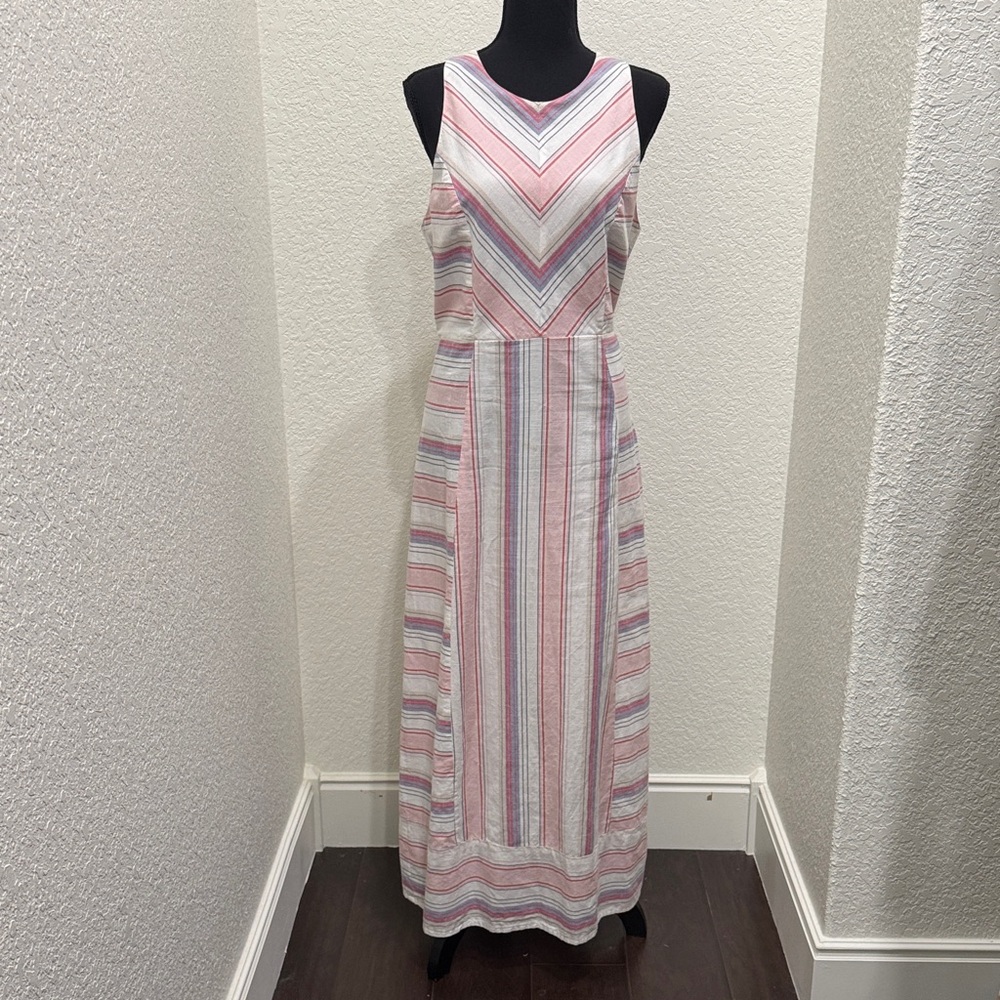 Japna Multicolor Striped Maxi Dress